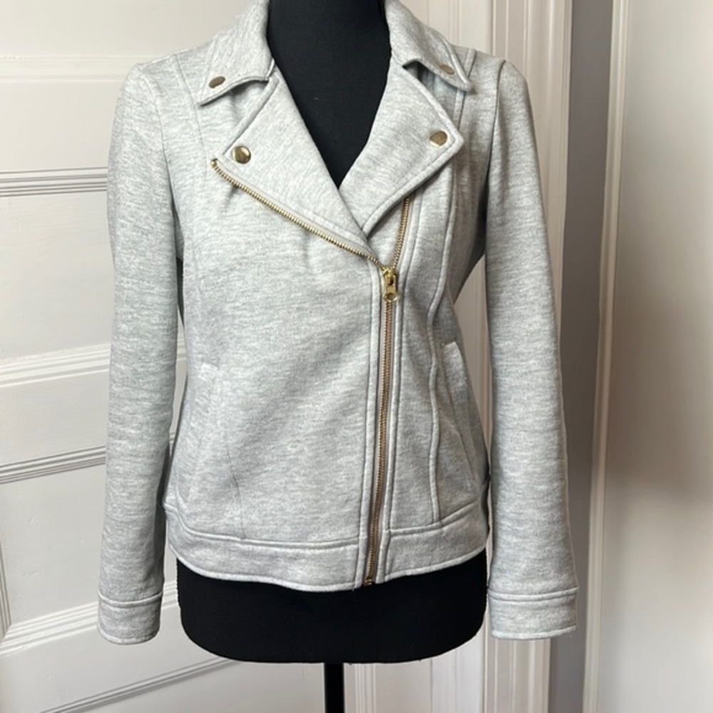 JUICY COUTURE KNIT MOTO JACKET, size S‎